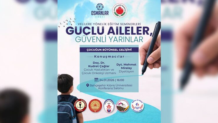 Güçlü Aileler, Güvenli Yarınlar Seminerleri devam ediyor