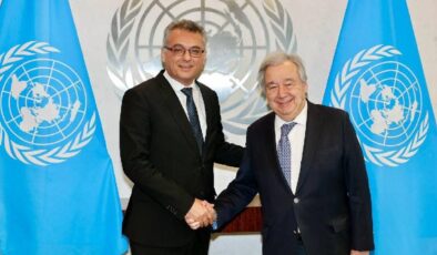 Cumhurbaşkanı Erhürman, Guterres ile görüştü