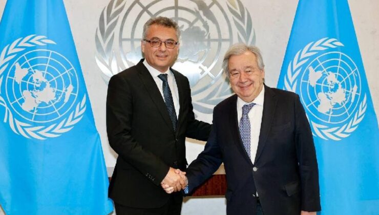 Cumhurbaşkanı Erhürman, Guterres ile görüştü