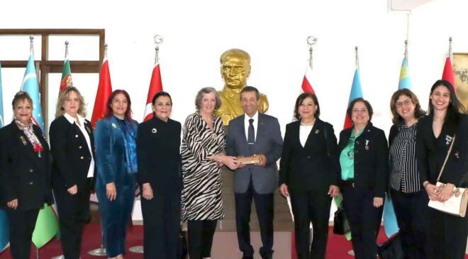 Dışişleri Bakanı Ertuğruloğlu, Inner Wheel heyetini kabul etti