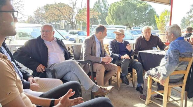 Halkın Partisi Gönyeli’de esnafı ziyaret etti