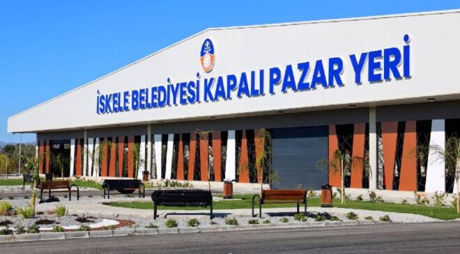 İskele Belediyesi Kapalı Pazar Yeri 13 Şubat’ta törenle açılacak