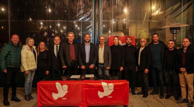 TDP Lefke İlçesi 9. Olağan Kongresi yapıldı…Karabetça yeniden başkan seçildi