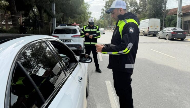Ülke genelinde trafik denetimi: 19 Alkollü sürücü rapor edildi, 45 araç trafikten men edildi